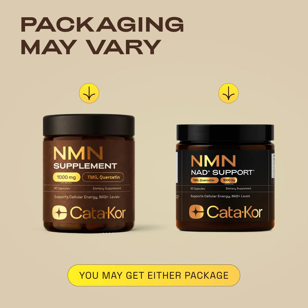 Cata-Kor NMN Supplement – 1000 Mg | Quercetin | TMG | Supports Cellular Energy & NAD+ Levels 